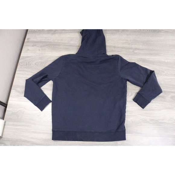 HUGO BOSS Mens Medium Daratschi Hoodie Sweatshirt Navy Blue Pullover Red Label - Picture 7 of 7